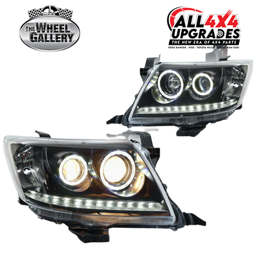 Toyota Hilux LED Halo Headlights 2004-11