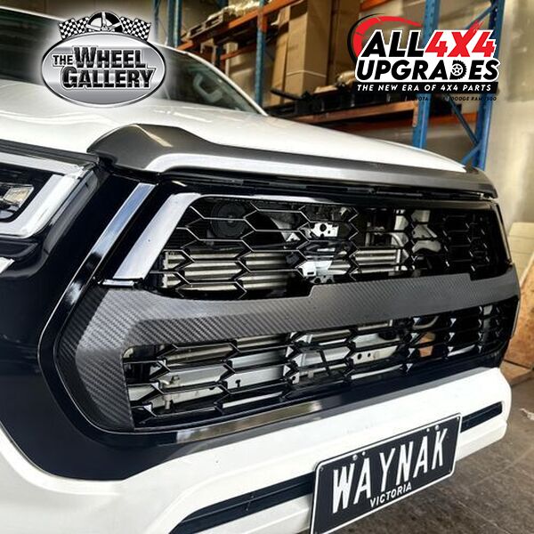 NEW STOCK!!! Toyota Hilux Carbon fibre grille 2021-24