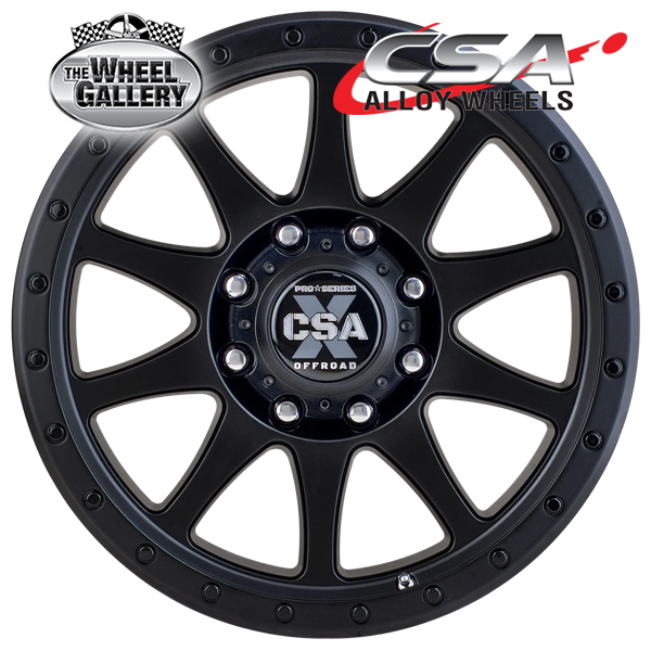 CSA ATTACK SATIN BLACK 16x8 5/150  N12 WHEEL