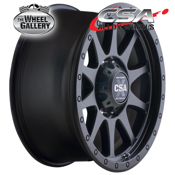 CSA ATTACK SATIN BLACK 16x8 5/150  N12 WHEEL