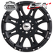 CSA RAPTOR TRAILER/CARAVAN SATIN BLACK 15x6.5 5/114.3  P0 WHEEL