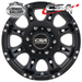 CSA RAPTOR TRAILER/CARAVAN SATIN BLACK 15x6.5 5/114.3  P0 WHEEL