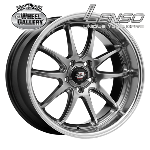Lenso 90-Z 18X8.5 5/114.3 35P 90-Z Hyper Black Mirror Lip — The Wheel ...