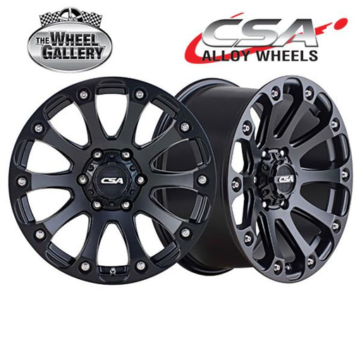 CSA BULLET SATIN BLACK 16x8 5/150  P0 WHEEL