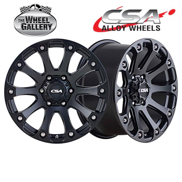 CSA Bullet 16x8 5/150 P0 Satin Black — The Wheel Gallery