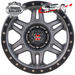 CSA MILITANT SATIN BLACK 17x9 6/139.7  P18 WHEEL