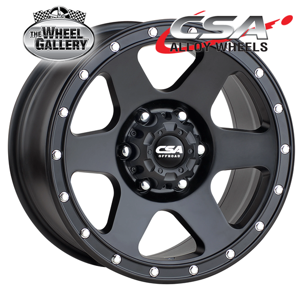 CSA DUNE SATIN BLACK 16x8 5/114.3  P35 WHEEL