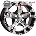 CSA JACKAL GLOSS BLACK MACHINED FACE 16x8 5/150  P0 WHEEL