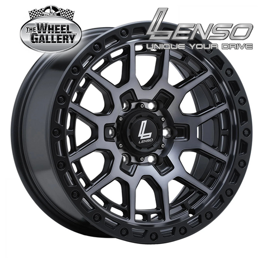 LENSO GRAVEL PASSION BLACK 17x9 6/139.7  P20P WHEEL