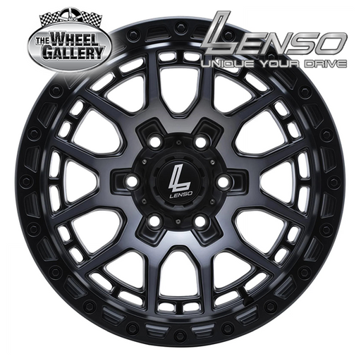 LENSO GRAVEL PASSION BLACK 17x9 6/139.7  P20P WHEEL