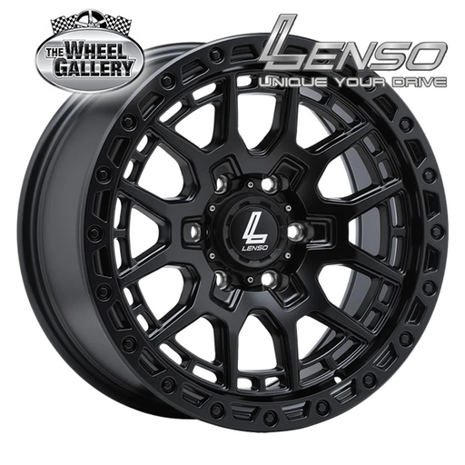 LENSO GRAVEL SATIN BLACK 17x9 6/139.7  P20P WHEEL