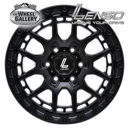 LENSO GRAVEL SATIN BLACK 17x9 6/139.7  P20P WHEEL