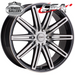 CSA NITROUS GUNMETAL BLACK MACHINED FACE 14x6 4/100  P38 WHEEL
