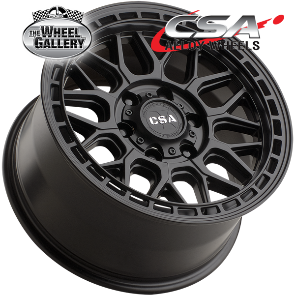 CSA ONYX SATIN BLACK 17x9 6/139.7  P20 WHEEL