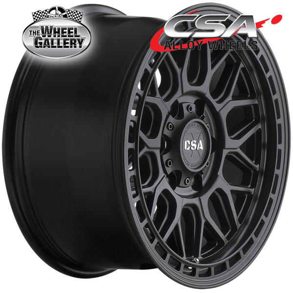 CSA ONYX SATIN BLACK 17x9 6/139.7  P20 WHEEL