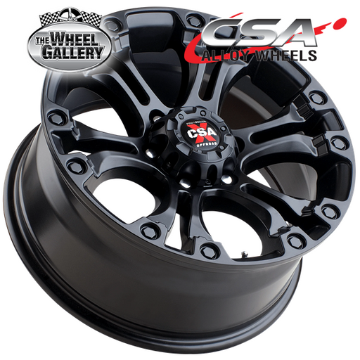 CSA RT PRO SATIN BLACK 17x8 6/139.7  P20 WHEEL