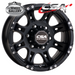 CSA RAPTOR TRAILER/CARAVAN SATIN BLACK 15x6.5 5/114.3  P0 WHEEL