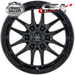 CSA RAZORBACK SATIN BLACK 17x9 6/139.7  P20 WHEEL
