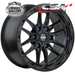 CSA RAZORBACK SATIN BLACK 17x9 6/139.7  P20 WHEEL