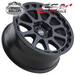 CSA RECOIL FULL MACHINED 17x8.5 6/139.7  P20 WHEEL