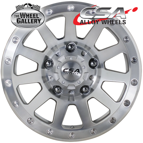 CSA RIDGELINE FULL MACHINED 15x7 5/139.7  P0 WHEEL