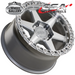CSA SANDSTORM FULL MACHINED 17x9 6/139.7  P20 WHEEL