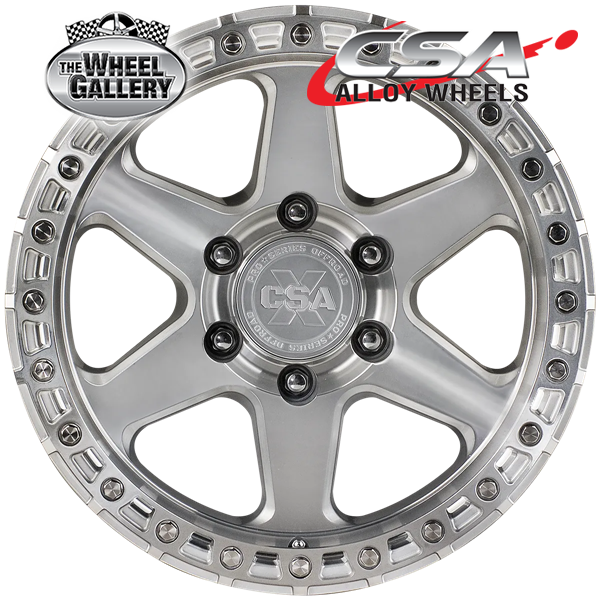 CSA SANDSTORM FULL MACHINED 17x9 6/139.7  P20 WHEEL