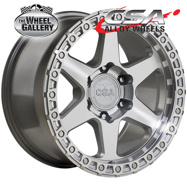 CSA SANDSTORM FULL MACHINED 17x9 6/139.7  P20 WHEEL