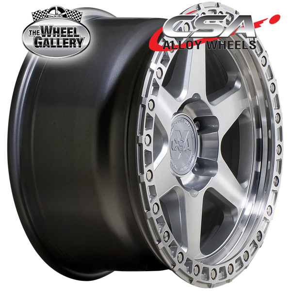 CSA SANDSTORM FULL MACHINED 17x9 6/139.7  P20 WHEEL
