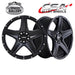 CSA STEALTH SATIN BLACK 17x8 5/114.3  P35 WHEEL