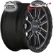 CSA THOR FULL MACHINED 17x9 6/139.7  P20 WHEEL