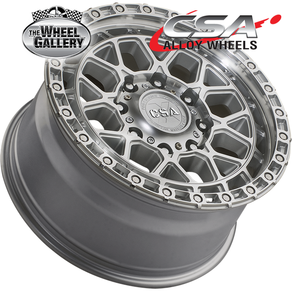 CSA THUNDER FULL MACHINED 17x9 6/139.7  P0 WHEEL