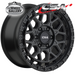 CSA THUNDER FULL MACHINED 17x9 6/139.7  P0 WHEEL