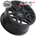 CSA TRACTION SATIN BLACK 17x9 6/139.7  P20 WHEEL