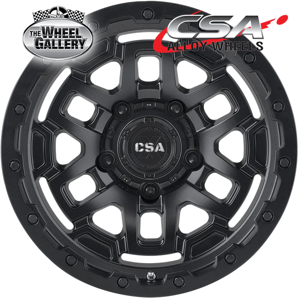 CSA WRATH SATIN BLACK 17x9 5/150  N12 WHEEL