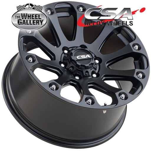 CSA BULLET SATIN BLACK 16x8 5/150  P0 WHEEL