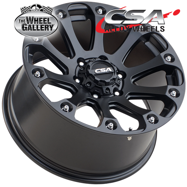CSA BULLET SATIN BLACK 16x8 5/150  P0 WHEEL