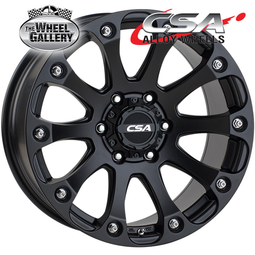 CSA BULLET SATIN BLACK 16x8 5/150  P0 WHEEL