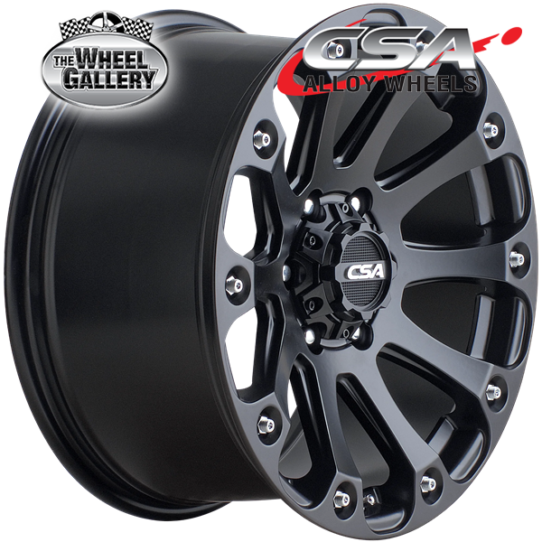 CSA BULLET SATIN BLACK 16x8 5/150  P0 WHEEL