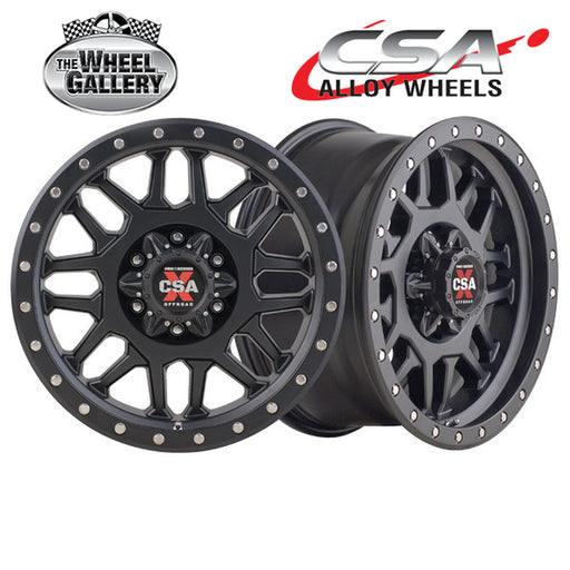 CSA COMBAT SATIN BLACK 17x8.5 6/139.7  P10 WHEEL