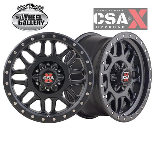 CSA COMBAT SATIN BLACK 17x8.5 6/139.7  P10 WHEEL
