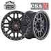 CSA COMBAT SATIN BLACK 17x8.5 6/139.7  P10 WHEEL