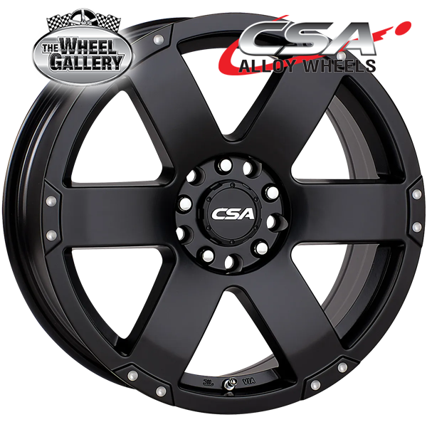 CSA COMMANDO SATIN BLACK 16x7 6/139.7  P20 WHEEL