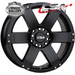 CSA COMMANDO SATIN BLACK 16x7 6/139.7  P20 WHEEL