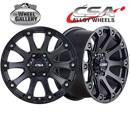 CSA BULLET SATIN BLACK 16x8 5/150  P0 WHEEL