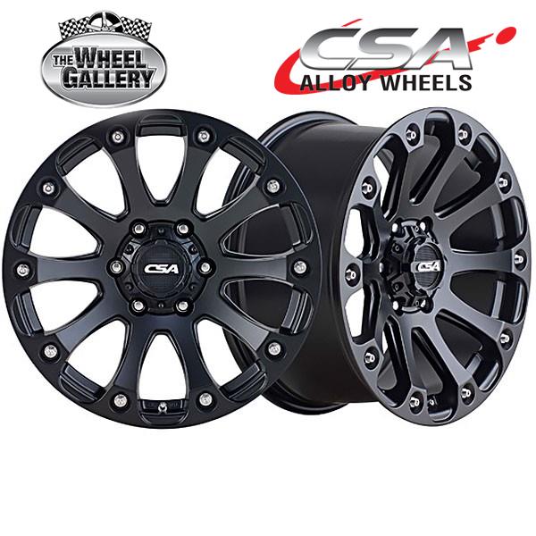 CSA BULLET SATIN BLACK 16x8 5/150  P0 WHEEL