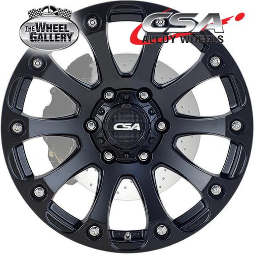 CSA BULLET SATIN BLACK 16x8 5/150  P0 WHEEL