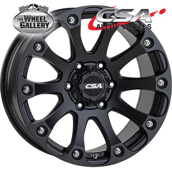CSA BULLET SATIN BLACK 16x8 5/150  P0 WHEEL
