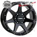 CSA HAWK GLOSS BLACK 16x8 6/139.7  P20 WHEEL