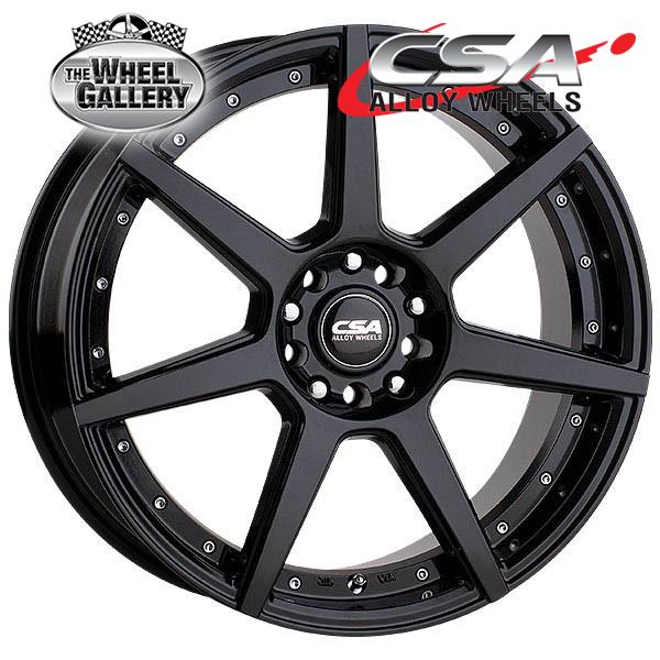 CSA HORNET GLOSS BLACK 15x6.5 4/100  P40 WHEEL